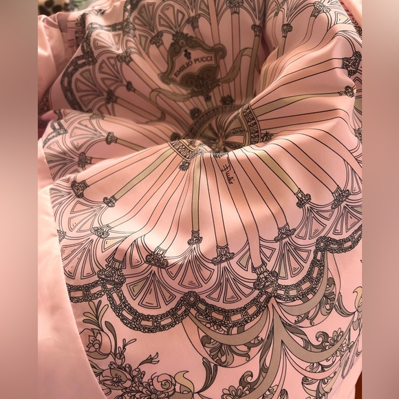 NWT Emilio Pucci Goose Down Jacket Size USA 4 Small Pink color - Picture 7 of 12